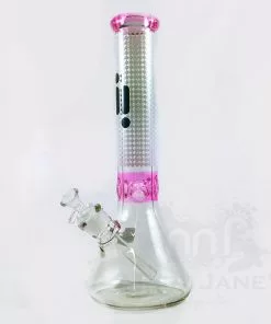 BOB Headquarters Bongs Infyniti 14" 7mm Frosted Beaker W/ Textured Neck