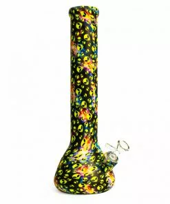 West Coast Gifts LIT Silicone 13.5" Beaker Bong W/ Glass Downstem & Pull Out New Arrivals