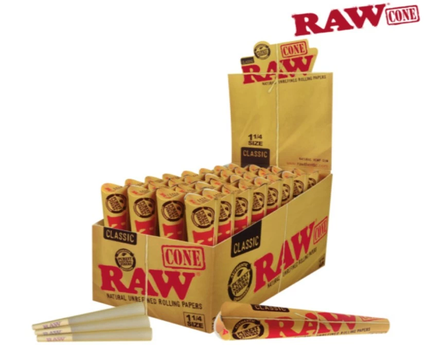 HBI RAW Classic Pre Rolled Cones Rolling Papers