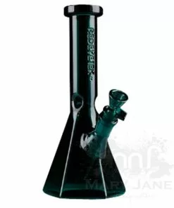 West Coast Gifts Red Eye Tek 10" Hextatic Bong W/Six-Sided Pyramid Base & Embossed Logo