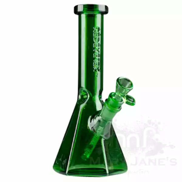 West Coast Gifts Red Eye Tek 10" Hextatic Bong W/Six-Sided Pyramid Base & Embossed Logo