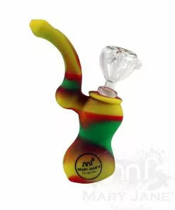 RHS Mary Janes Branded Silicone Bubbler W/ 10mm GOG Bowl Bubblers