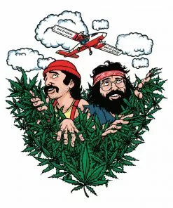 West Coast Gifts Cheech & Chong Artwork Beaker Bongs