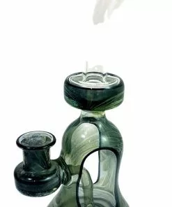 Local Art Narc Glass 5" Tall Swirl Dab Rig