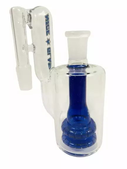 The Smokesman Nice Glass Double Showerhead 90° 14mm Ash Catchers