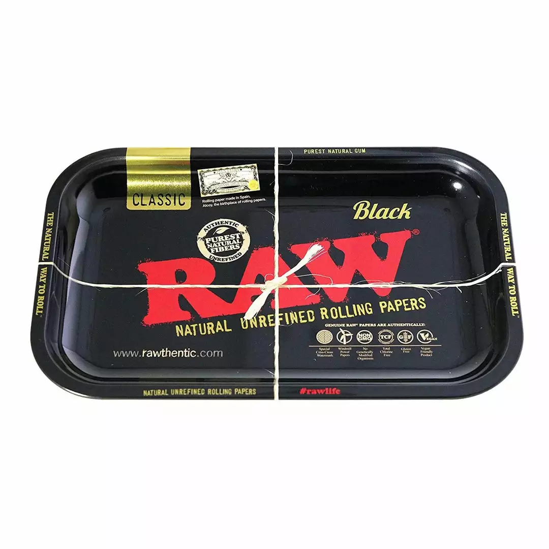 HBI RAW Black Rolling Tray