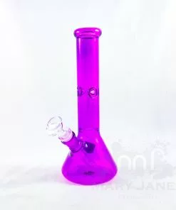 West Coast Gifts No Logo 10" Tall Day Glow Dome Perc Beaker Bongs