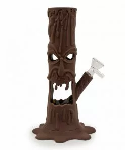 West Coast Gifts 'Evil Tree' Glow In The Dark Silicone Bong By LIT 9" With LED Light