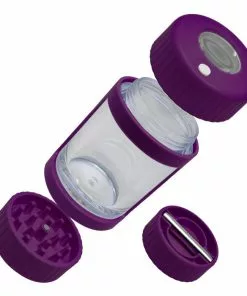 Maple Craft Inc. New Arrivals L.E.D. Stash Can With Grinder