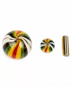 West Coast Gifts Gear Premium Multi Colour Terp Slurper Heat Bead & Cap Set