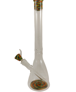 Puff Glass Distractions Wig Wage Beaker Bong