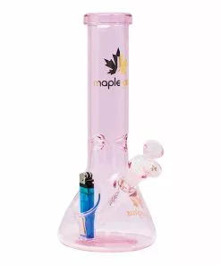 Maple Craft Inc. Fire Starter Beaker Bongs By Maple Glass