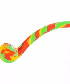 West Coast Gifts LIT Silicone Gandalf Hand Pipe W/Glass Bowl