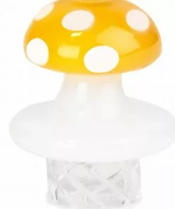 West Coast Gifts Red Eye Glass Mushroom Whirlpool Carb Cap