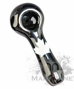 West Coast Gifts Red Eye Glass Monochrome Tattoo Glass Hand Pipes