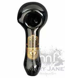 West Coast Gifts Red Eye Glass Bling Tattoo Hand Pipe