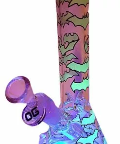 ACM Glass New Arrivals OG Glass 8" Tall Glow In The Dark Beaker Bongs