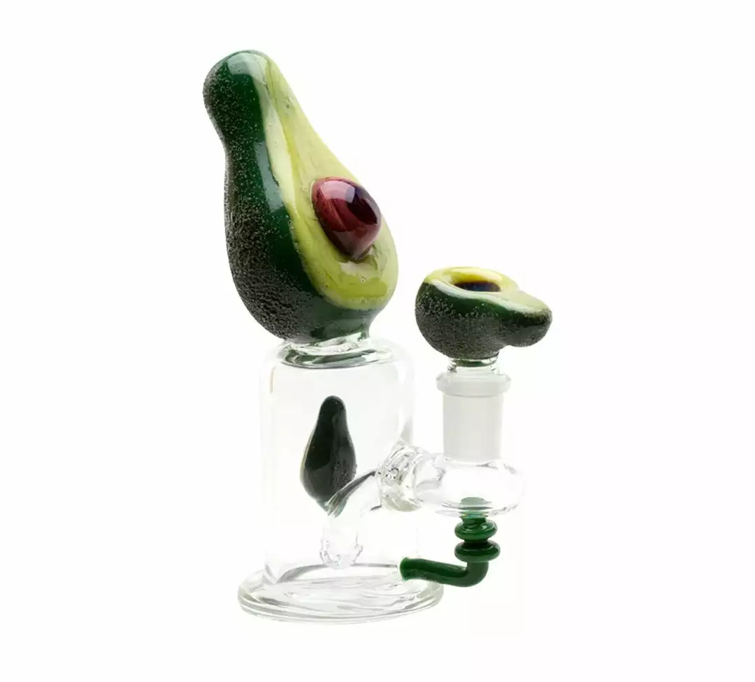 Empire Glassworks 6.5" Tall Avocadope Dab Rig