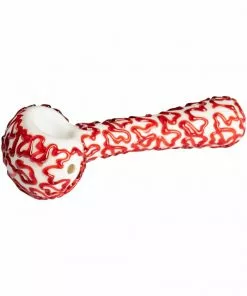 West Coast Gifts Red Eye Glass 4" Slither Hand Pipe