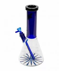 West Coast Gifts Red Eye Glass Red Eye Tek 12" Tall Alien Invasion Beaker Tube With Crop Circle