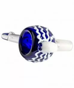 West Coast Gifts Red Eye Glass 14mm Glass-on-Glass Octopus Bong Bowl