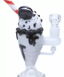 BOB Headquarters Empire Glassworks Chocolate Cookie Sundae Float Dab Rig