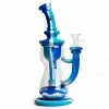 West Coast Gifts LIT Silicone 10" Tall Incycler W/Glass Chamber & Pull-Out