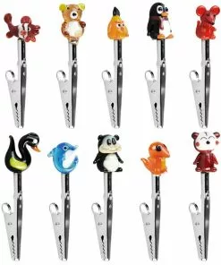 BOB Headquarters 3" Glass Animal Memo Clips New Arrivals