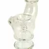 Local Art Lethal Glassworks Large Clear Bubbler