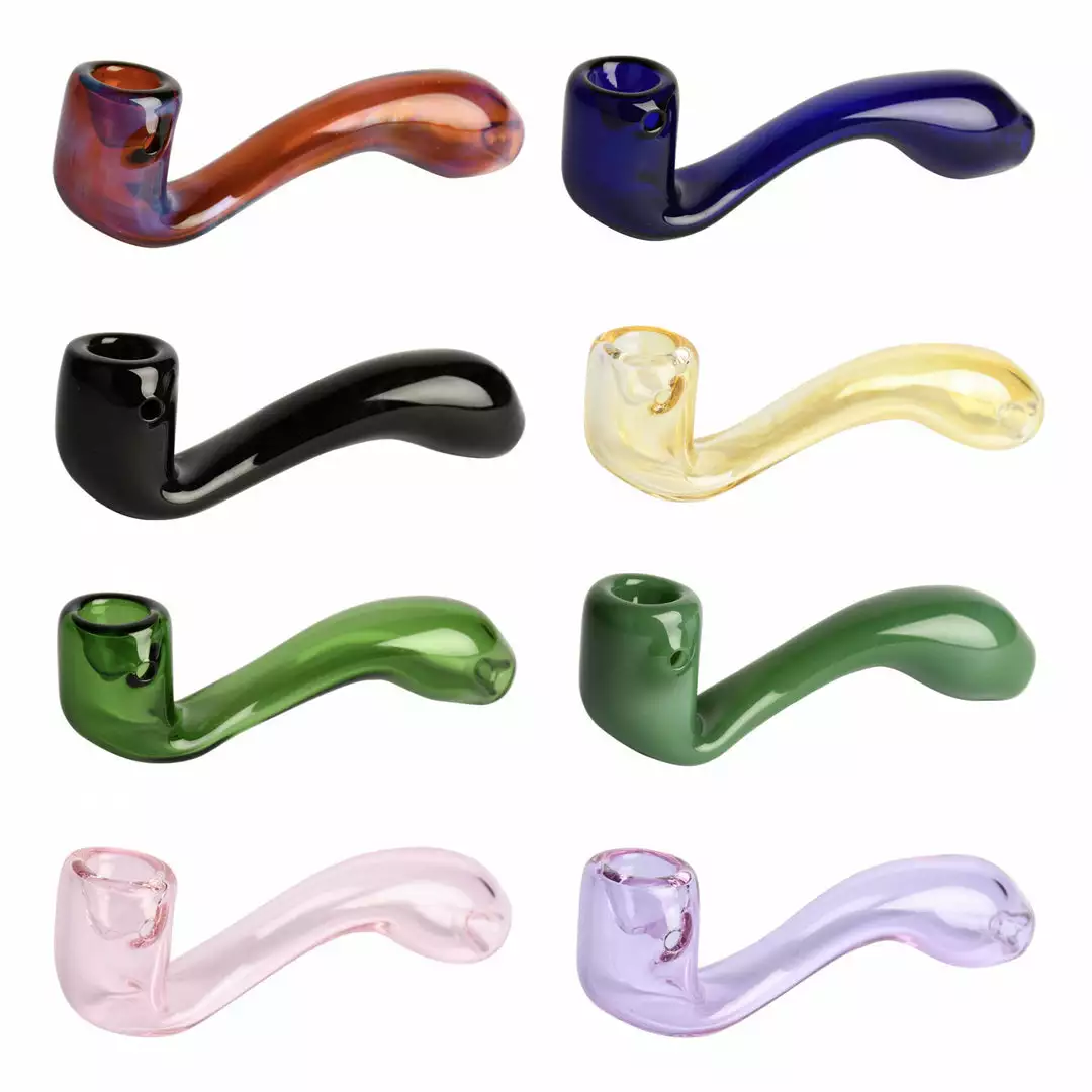 West Coast Gifts Red Eye Glass 5.5" Sherlock Hand Pipe