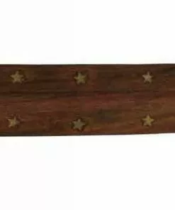 BOB Headquarters 10" Long Wood Incense Burner Incense And Incent Holders