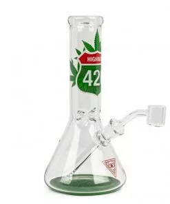 West Coast Gifts Red Eye Glass 7mm Highway 420 Beaker Bongs