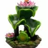 BOB Headquarters New Arrivals 6 X 5" Frog & Lily Pad Backflow Incense Burner