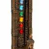 BOB Headquarters Meditating Buddha W/ Chakra Symbols Standing Incense Burner New Arrivals
