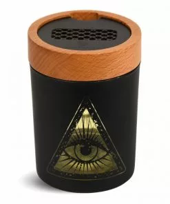 West Coast Gifts Illuminati Glass Stash Jar Storage