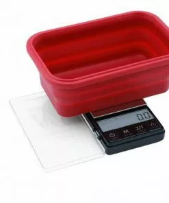 BOB Headquarters Truweigh Crimson Collapsible Bowl Scale - 1000g X 0.1g New Arrivals