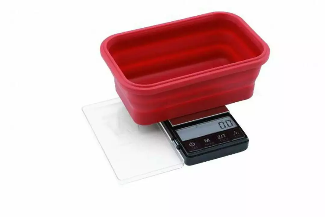 BOB Headquarters Truweigh Crimson Collapsible Bowl Scale - 1000g X 0.1g New Arrivals