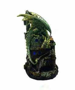BOB Headquarters Green Dragon Backflow Incense Burner
