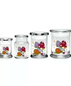 BOB Headquarters 420 Science Pop Top Woke Face Cosmic Mushroom Jars