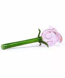 West Coast Gifts Red Eye Glass Rose Pipes