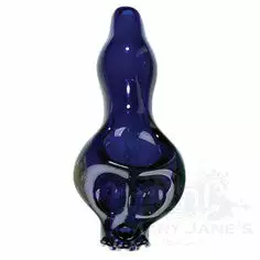 West Coast Gifts Red Eye Glass Glass Skull Pipe