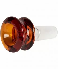 West Coast Gifts Red Eye Glass On Glass Solid Colour Barrel Pull Out Bong Bowl