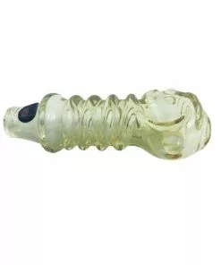 West Coast Gifts Red Eye Glass 4" Long Fumed Swirly Pipe