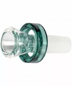 West Coast Gifts Red Eye Glass On Glass Solid Colour Puck Pull Out Bong Bowl