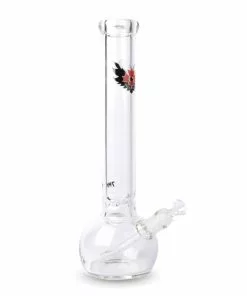 West Coast Gifts Red Eye Glass 15" Tall 7mm Thick Bubble Tube Bong