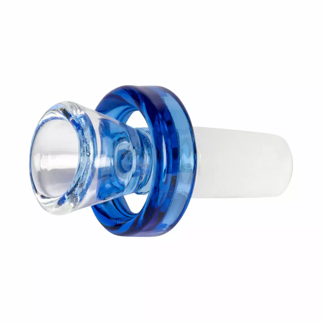 West Coast Gifts Red Eye Glass On Glass Solid Colour Puck Pull Out Bong Bowl