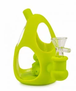 West Coast Gifts LIT Silicone 4.5" Tall Dinosaur Egg Bubbler