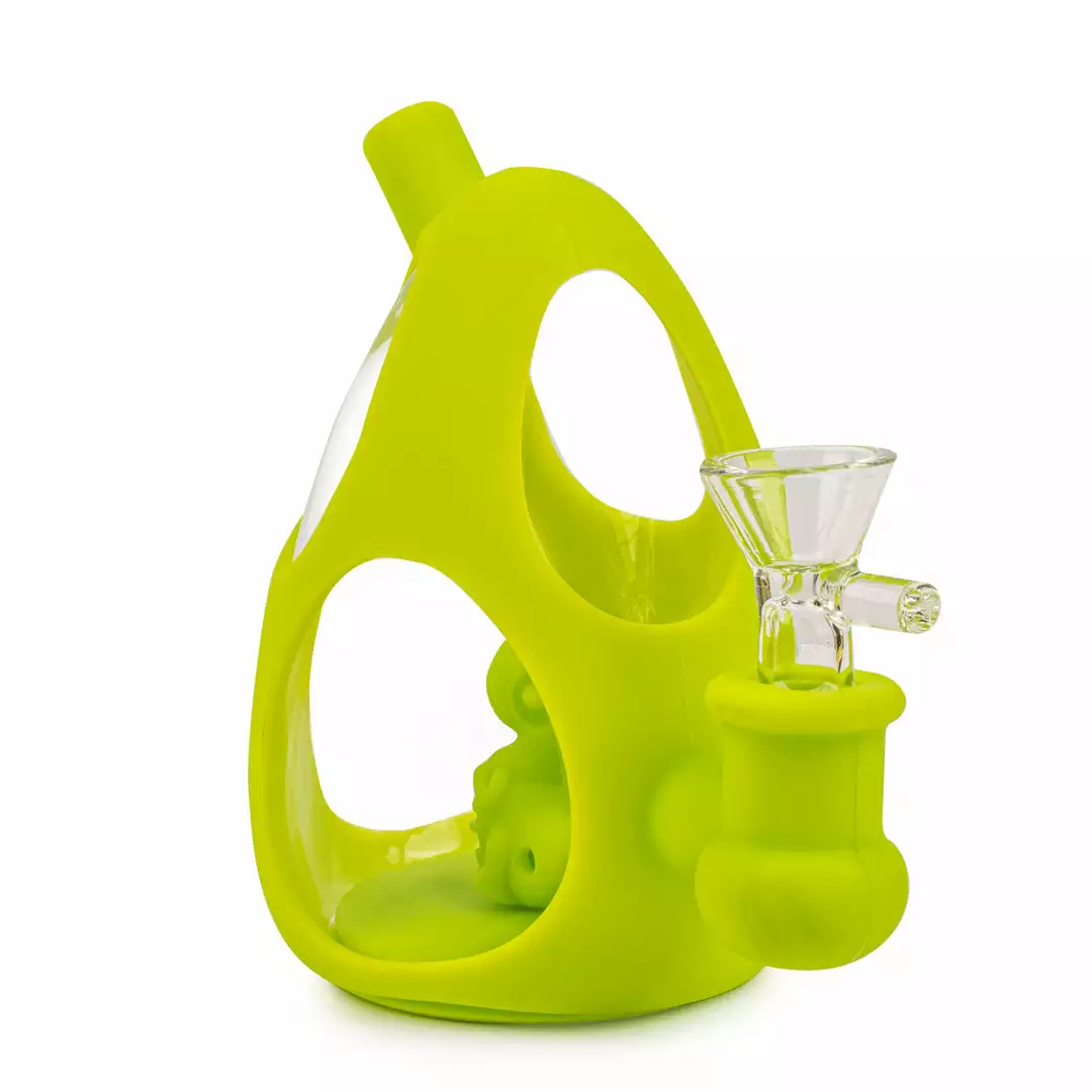 West Coast Gifts LIT Silicone 4.5" Tall Dinosaur Egg Bubbler