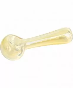 West Coast Gifts Red Eye Glass Solid Colour Glass Hand Pipe W/ Built-in Ash Catcher