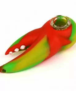 West Coast Gifts LITâ„¢ Silicone 3.75" Lobster Claw Hand Pipe LIT Silicone